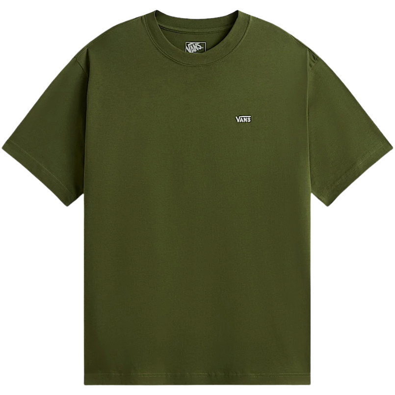 2026 Vans Mens Left Chest T-Shirt VN000TBXGRK - Green Balsam
